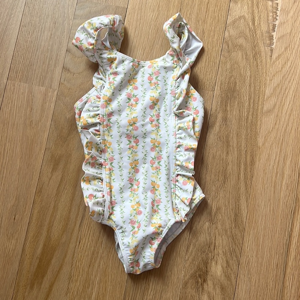 Minnie Swim, citrus print